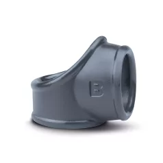 Boners - inel pentru penis și testicule - silicon, gri