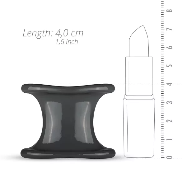 Boners - inel pentru erecție și extensor - silicon gri