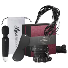 LoveBoxxx The Fantasy - set bondage cu vibrator - 6 piese