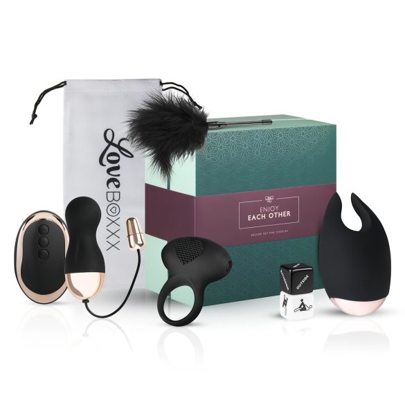 LoveBoxxx Each Other - set vibrator pentru cupluri - 5 piese