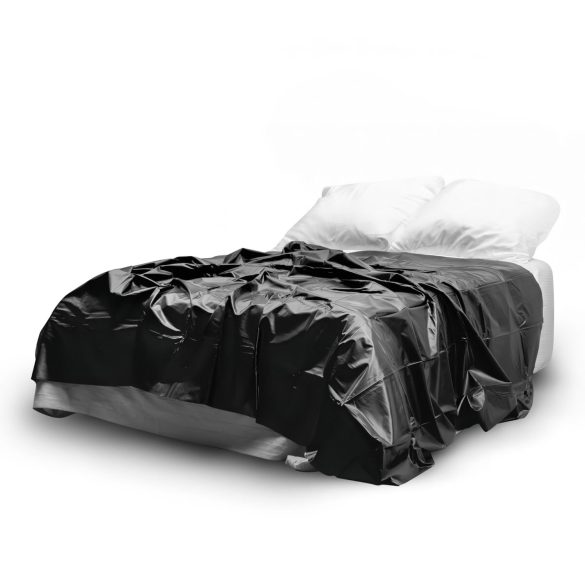 Easytoys - cearșaf latex impermeabil - 180x230 cm - negru