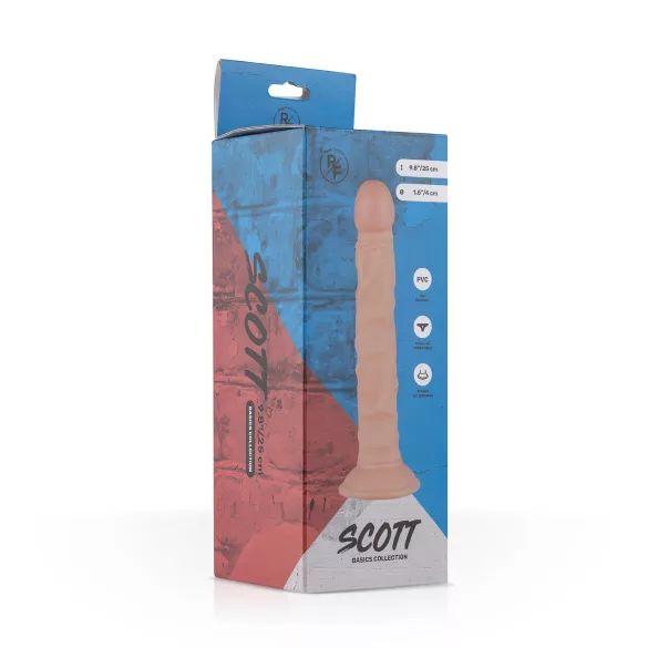 Real Fantasy Scott - dildo realist - 25cm - culoare natur