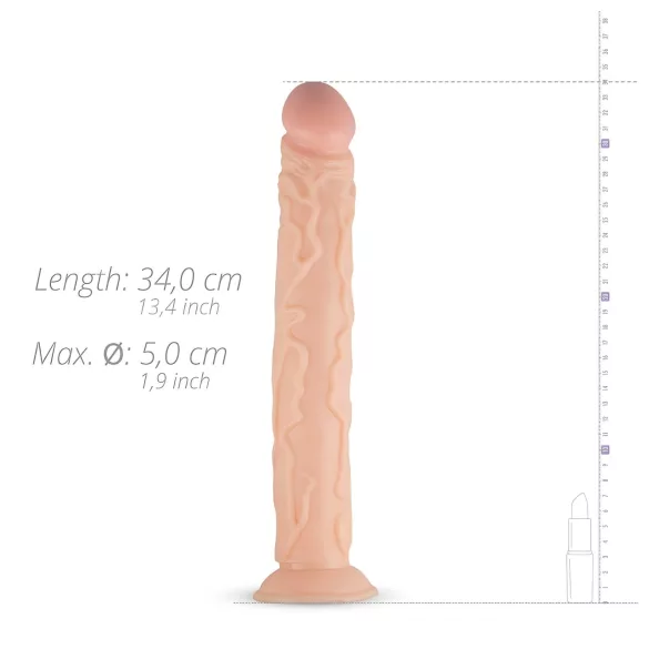 Real Fantasy Shawn - dildo realist mare - 35cm natur