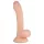 Real Fantasy Vince - dildo realist cu testicule și prepuț - 19,5cm natur