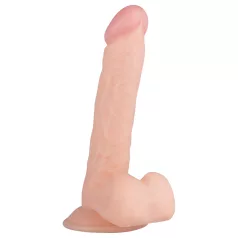   Real Fantasy Felix - dildo realist cu testicule - 22cm - culoare natur