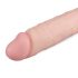 Real Fantasy Glynn - dildo realist cu testicule - 25 cm - culoare naturală