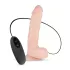 Real Fantasy Glynn - vibrator realist reîncărcabil - 25cm - culoare naturală