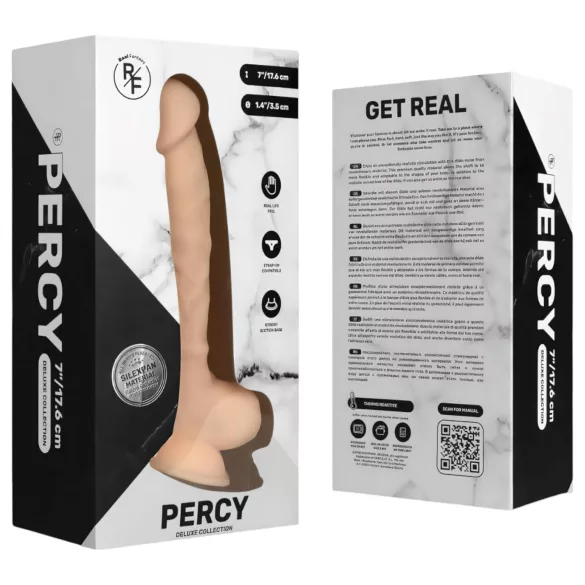 Real Fantasy Percy - dildo realist - 18cm - culoare naturală