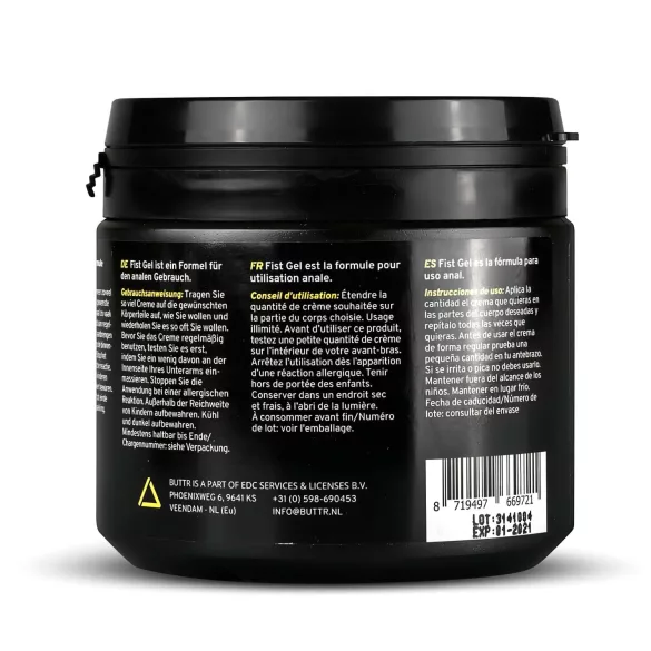BUTTR - gel lubrifiant pe bază de apă pentru fisting - 500ml