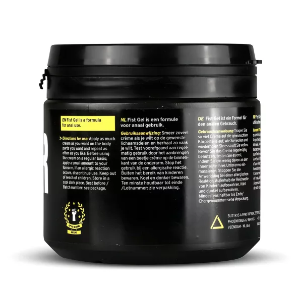 BUTTR - gel lubrifiant pe bază de apă pentru fisting - 500ml