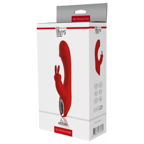 Red Revolution Artemis - vibrator cu braț pentru clitoris - roșu