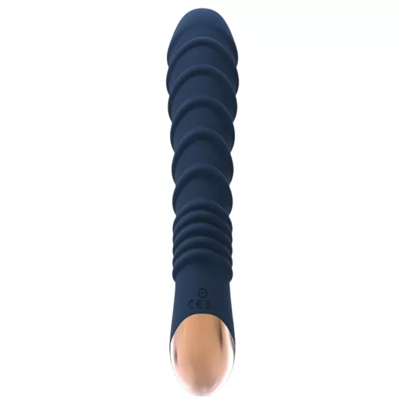 Goddess Aeolus - vibrator pentru punctul G cu încălzire - silicon albastru