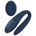Goddess Ares - vibrator pentru cuplu flexibil - albastru