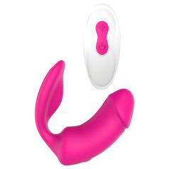 Vibes of Love Duo - 2în1 vibrator clitoral (roz)