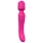 Vibes of Love - vibrator tip wand reîncărcabil, încălzire, masaj, roz