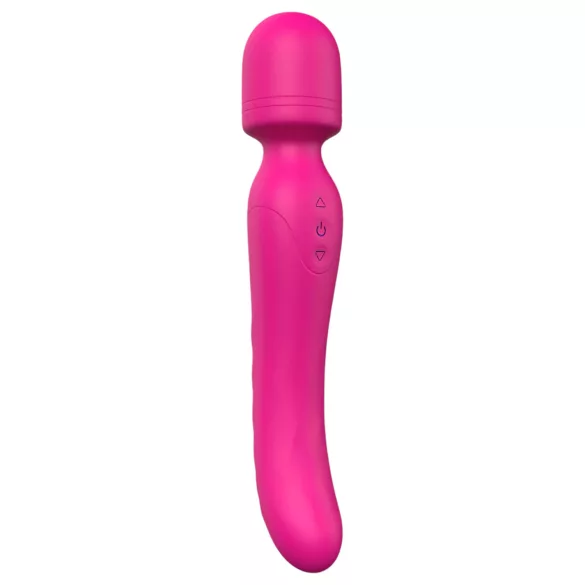 Vibes of Love - vibrator tip wand reîncărcabil, încălzire, masaj, roz