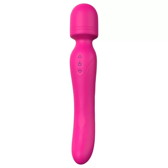 Vibes of Love - vibrator tip wand reîncărcabil, încălzire, masaj, roz