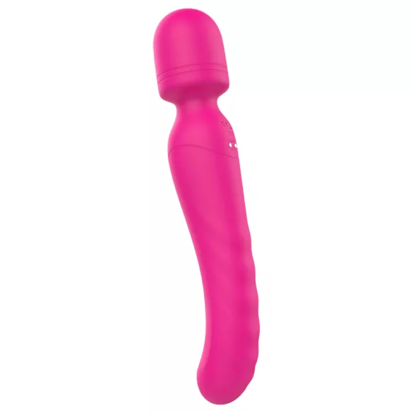 Vibes of Love - vibrator tip wand reîncărcabil, încălzire, masaj, roz