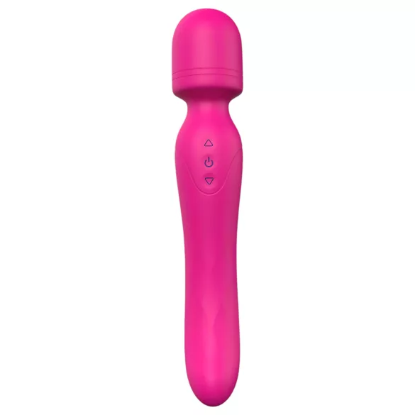 Vibes of Love - vibrator tip wand reîncărcabil, încălzire, masaj, roz