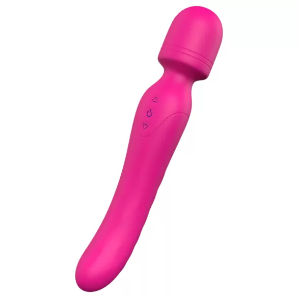 Vibes of Love - vibrator tip wand reîncărcabil, încălzire, masaj, roz