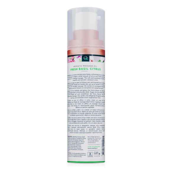 Exotiq - ulei de masaj aromatizat - busuioc-lămâie (100ml)