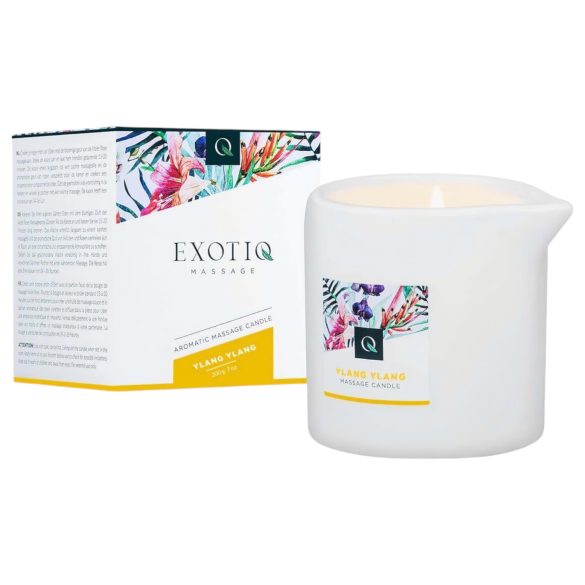 Exotiq - lumânare de masaj parfumată - ylang ylang (200g)