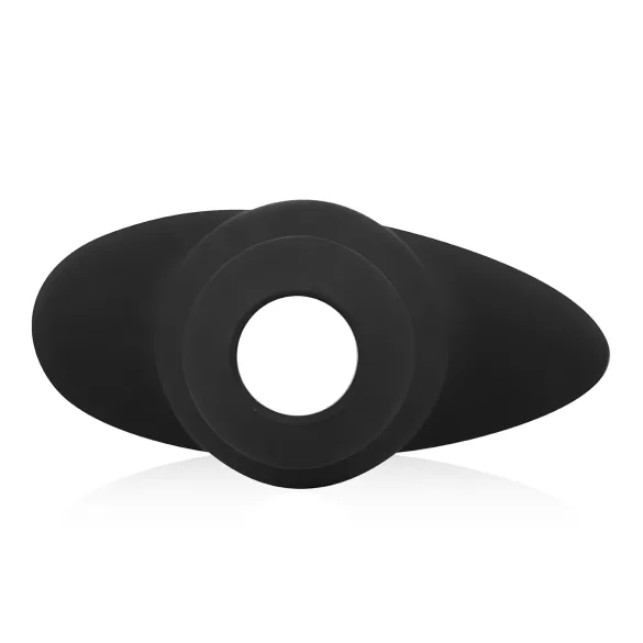 BUTTR - Dildo anal cu tunel gol - negru