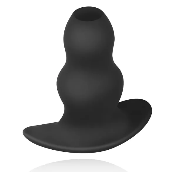 BUTTR - Dildo anal cu tunel gol - negru