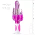 Easytoys Raving Rabbit - vibrator cu 3 brațe (roz)