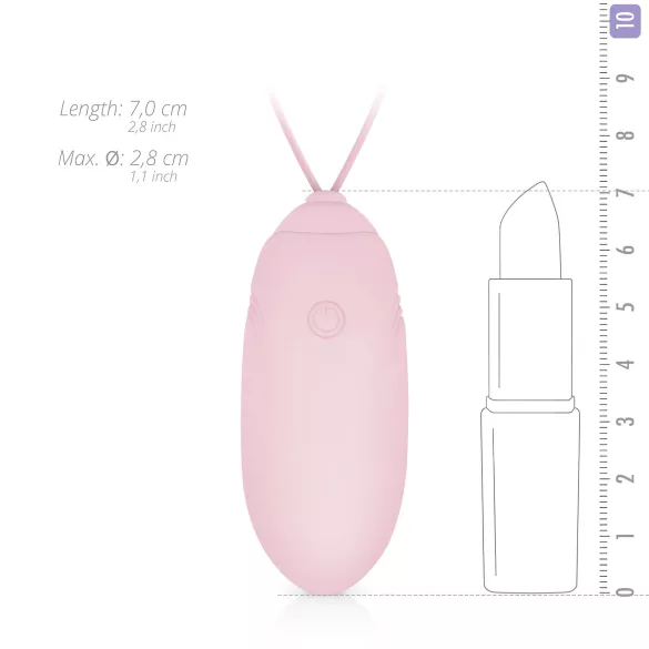 LUV EGG - ou vibrator wireless cu acumulator - roz