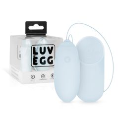   LUV EGG - ou vibrator reîncărcabil cu telecomandă (albastru)