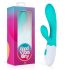 Good Vibes Only Blis Rabbit - vibrator cu braț pentru clitoris - turcoaz