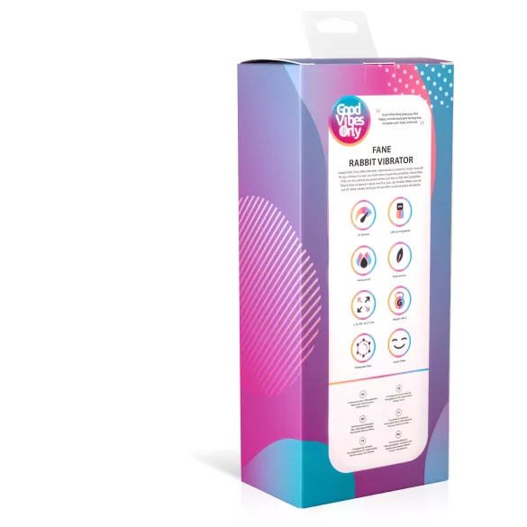 Good Vibes Only Fane Rabbit - vibrator cu braț pentru clitoris - lila