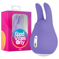  Good Vibes Tedy - vibrator clitoridian tip iepuraș, reîncărcabil - mov
