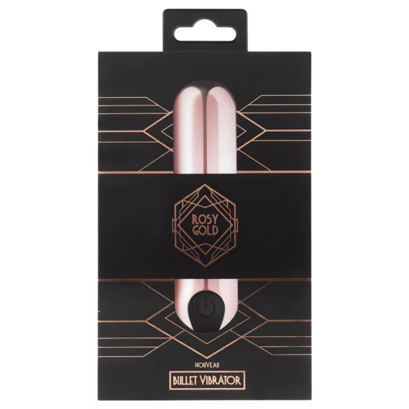Rosy Gold - mini vibrator tip bullet - reîncărcabil - rosegold