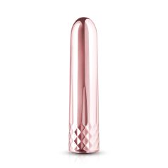 Mini Vibrator Rosy Gold - reîncărcabil, roz auriu