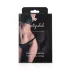 Pantyrebel - chiloți tanga vibratori cu radio și acumulator - negru (S-L)