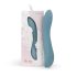 Bloom Rose - vibrator G-spot din silicon, reîncărcabil, turcoaz