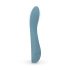 Bloom Rose - vibrator G-spot din silicon, reîncărcabil, turcoaz