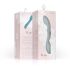 Bloom Rose - vibrator G-spot din silicon, reîncărcabil, turcoaz