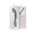 Bloom Rose - vibrator G-spot din silicon, reîncărcabil, turcoaz