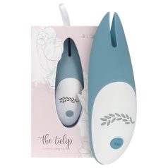   Bloom Tulip - vibrator clitoridian siliconic, reîncărcabil (turcoaz)