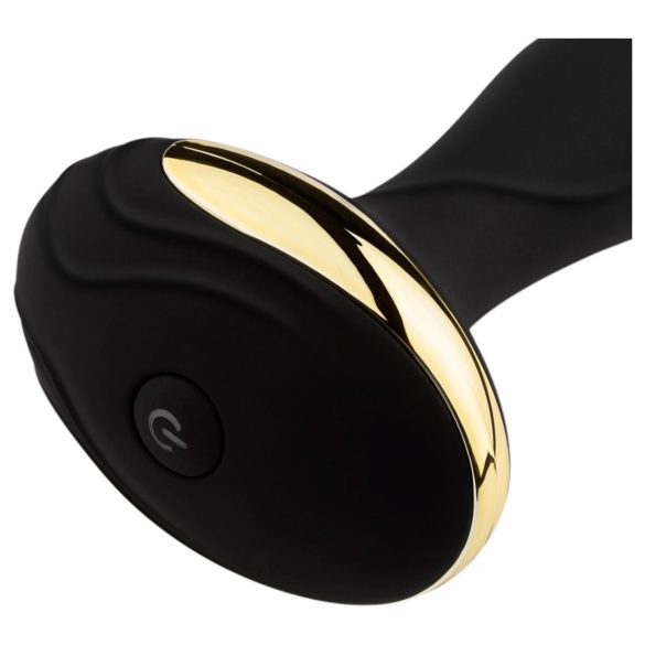 Teazers - vibratoare anal cu încălzire - silicon negru