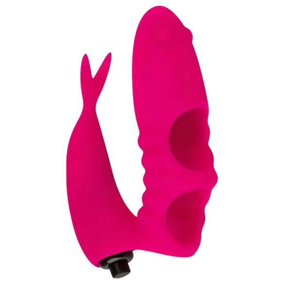 Easytoys Finger - Vibrator 2în1 pentru degete (roz)
