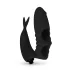 Easytoys - Vibrator deget 2 în 1 - silicon negru