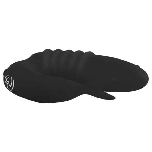 Easytoys - Vibrator deget 2 în 1 - silicon negru
