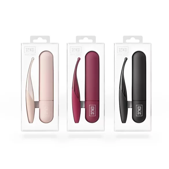 Senzi - vibrator clitoridian reîncărcabil, rezistent la apă - roșu
