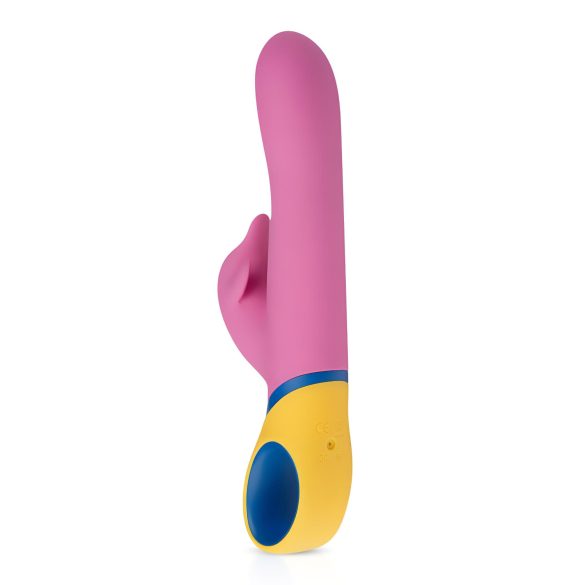 PMV20 - vibrator cu braț pentru clitoris și funcție rotativă - silicon roz