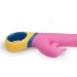 PMV20 - vibrator cu braț pentru clitoris și funcție rotativă - silicon roz