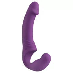   Easytoys - vibrator cu curea, reîncărcabil, fără bretele - mov